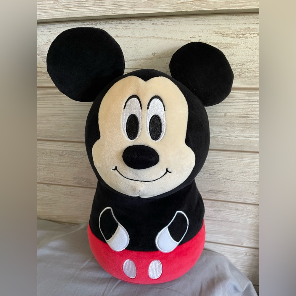Mickey Mouse Plush Doll - Black, Cream & Red
